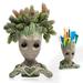 Abomet Groot Planter Baby Groot EC36 Flower Pot 6 * 4 inch Succulent Planter for Indoor Plants Garden Decor Desktop Groot Pencil Pen Holder for Kids Toy Gifts