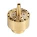 Fountain Nozzle Head 1/4 EC36 / 1/2 / 3/4 Brass Column Garden Pond Fountain Water Nozzle Sprinkler Spray Head Outdoor Decorations Gold (3/4 )