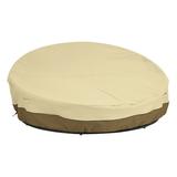 Classic Accessories Veranda Water-Resistant EC36 90 Inch Round Patio Daybed Cover Patio Furniture Covers Pebble/Bark/Earth