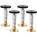 4 Pcs Adjustable Top Wall Anti-collision and Anti-squeaking Device Bed Frame Stoppers for Furniture Protectors Extra Large Size Four Pack Headboards