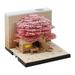 3D Tree House Paper Carving Art Notepad Creative DIY Building Block Sticky Notes Jungle Secret 3D Memo Pad 3D Sticky Notes Convenience Post Notes Tree