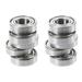 6002Z 15 x 32 x 9 mm Shielded Metal Ball Bearings 10 Pcs Silver