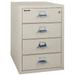 Fireking 4 Drawer 31 D Card-Check-Note File fireproof Cabinet-Pewter