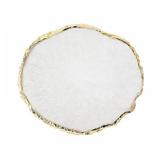Gold Edge Jewelry Tray Circular Resin Agate Piece Jewelry Display Board Household Nail DIY Palette Trinket Ring Holder Organizer Photography Props Home Decor