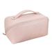 Large Capacity Travel Cosmetic Bag - Makeup Bag Waterproof Cosmetic Bag - Sakura pink