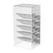 4/6 Tier Makeup Organizer for Bathroom Cosmetic Storage Showcase Lipsticks Display Shelf Desktop Display Stand Decor