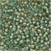 Toho Round Seed Beads EC36 11/0#952 Rainbow Lt Topaz/Sea Foam Lined 8 Gram Tube