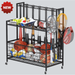 Best Sports Equipment Organizer Basketball Storage Rack Sports Organizer Cart with Basket and Hooks