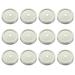 12 Pcs Mason Cup Lid Jar Sealing Straw Lids Wide Mouth Canning Leak Proof Caps with Hole