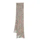 A.p.c. , Abstract Crochet-Knit Scarf with Fringed Edge ,Multicolor male, Sizes: ONE SIZE