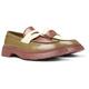 CAMPER Twins - Formal shoes for Women - Brown,Red,White, size 9, Smooth leather