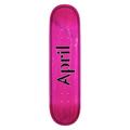 April 8.38" OG Logo Helix Skate Deck - Pink