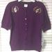 Disney Shirts & Tops | Girl's Disney Embroidered Top! Nwt! Sz. M 10/12 | Color: Purple | Size: Mg