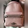 Coach Bags | Coach ~Light Pink~ Mini Backpack Charm Key Fob | Color: Pink | Size: Os