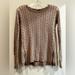 American Eagle Outfitters Sweaters | American Eagle Outfitters Taupe Cable Knit Sweater Size Xs | Color: Gray/Tan | Size: Xs