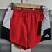 Adidas Bottoms | Adidas Girls' Elastic Waistband Ombre Woven Short S (7-8 Yrs) Nwt | Color: Red/White | Size: S (7-8 Yrs)