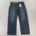 Levi's Bottoms | Levis Jeans Boy 550 Relaxed 10 Husky 30x26 Blue Denim Pants Adjustable Waist Nwt | Color: Blue | Size: 30x26