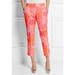 J. Crew Pants & Jumpsuits | Like New - J. Crew Collection Neon Floral-Jacquard Ankle Pants - Size 6 | Color: Orange/Pink | Size: 6