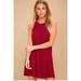 Free People Dresses | La Nite Sleeveless Mini Dress | Color: Red | Size: Xs