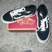 Vans Shoes | Black & White Big Kids Size 5 Vans Ward Low Top Sneakers | Color: Black/White | Size: 5 ( Big Kid )