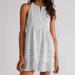 Free People Dresses | Free People Desert Days Sleeveless Cotton Striped And Tiered Dress, Size M, Nwt | Color: Blue/White | Size: M