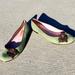 Lilly Pulitzer Shoes | Lilly Pulitzer Leather / Suede Flats. 9 M | Color: Green | Size: 9