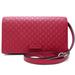 Gucci Bags | Gucci 466507 2way Bag Wallet Micro Guccisima Leather Red 350747 | Color: Red | Size: Os