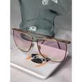 Gucci Accessories | Auth. Vintage Gucci Aviator Sunglasses | Color: Gold/Red | Size: Os