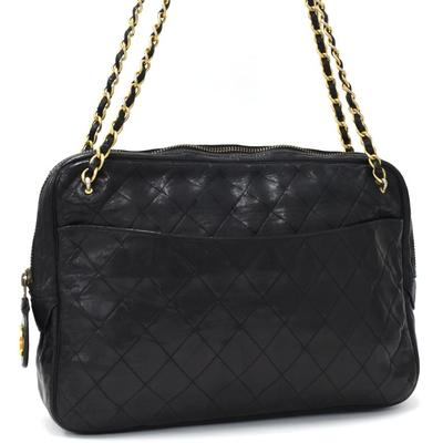 Gucci Bags | Chanel Chain Shoulder Bag Matelasse Coco Mark Leather Black | Color: Black | Size: Os