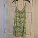 American Eagle Outfitters Dresses | Ae Floral Button-Up Sundress | Color: Green/White | Size: L