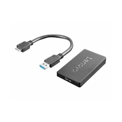 Lenovo Externer Videoadapter,USB-3.0,schwarz Image