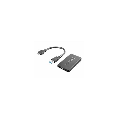 Lenovo Externer Videoadapter,USB-3.0,schwarz