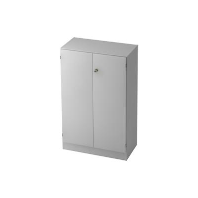 Hammerbacher Schrank Solid 3OH BxTxH 80x42x127cm Griff SG Grau/Grau