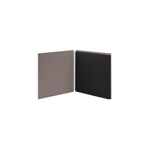 Fotoalbum Whire-O 60 Seiten 290x290mm taupe/schwarz