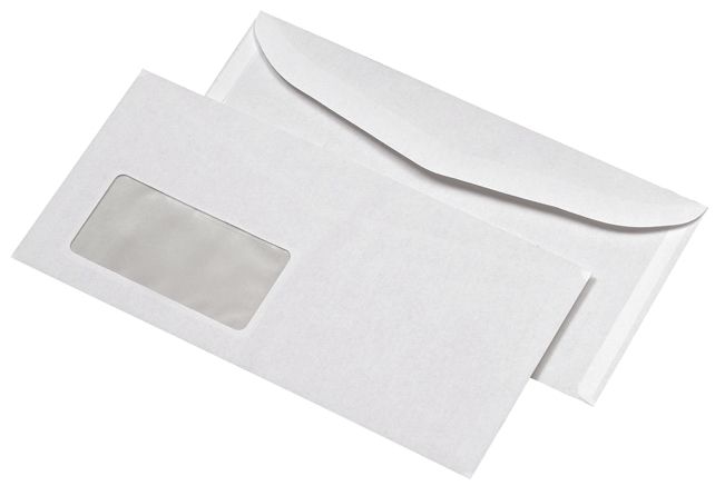 mayer-network 30005433 Kompaktumschläge mit Fenster (229x125 mm), gummiert, 75 g/qm, 1.000 Stück Image