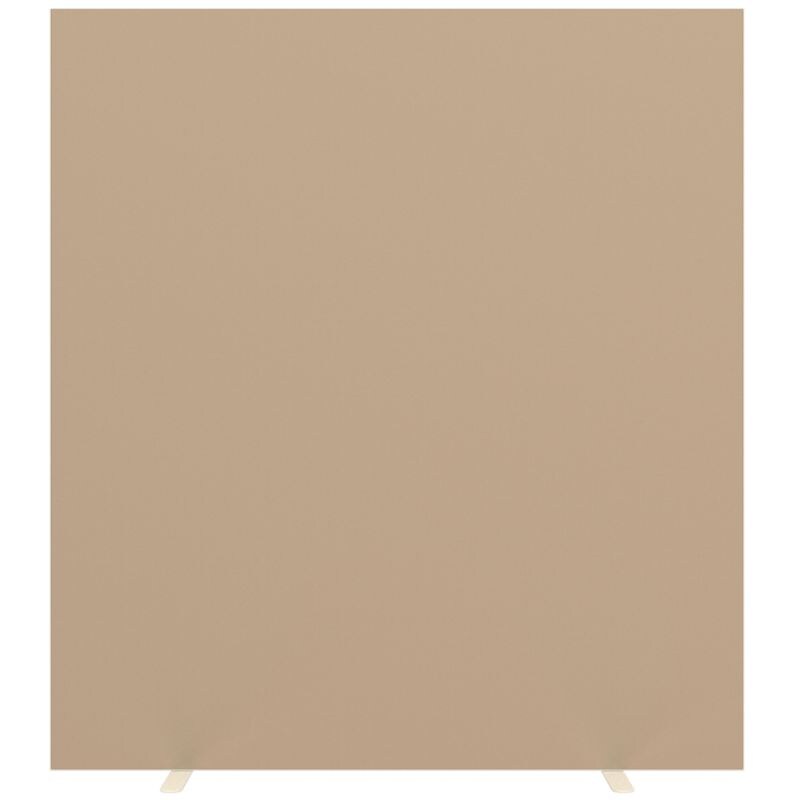 PAPERFLOW Trennwand easyScreen, Textiloberfläche, sandfarben Image