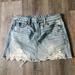 American Eagle Outfitters Skirts | American Eagle Denim Skirt | Color: Blue/White | Size: 4