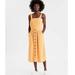 American Eagle Outfitters Dresses | American Eagle Outfitters Apron Dress Small | Color: Orange/Yellow | Size: S