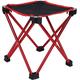 Portable Folding StoolOutdoor up Lightweight Camp Stools Seat, Folding Stool, Durable Aluminum Alloy Folding Stool Ultralight Fishing Chair Outdoor Camping Seat for Fishing (Red) ( Color : Red )
