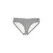 Beach Bump By Motherhood Swimsuit Bottoms: Ivory Checkered/Gingham Swimwear - Women's Size Large Maternity