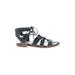 Vince Camuto Sandals: Black Solid Shoes - Women's Size 7 1/2 - Open Toe