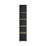 Carson Carrington Sign Open Narrow 5-shelf Bookcase