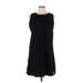 Old Navy Casual Dress - Mini High Neck Sleeveless: Black Solid Dresses - Women's Size Large