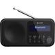 SHARP Tokyo DR-P420 Portable DABﱓ Bluetooth Clock Radio - Midnight Black, Black