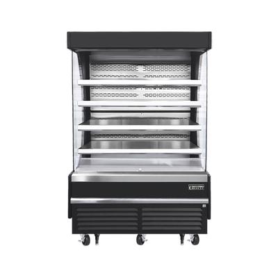 Everest Refrigeration EOMV-60-B-28-T 60" Vertical Open Air Cooler w/ (5) Levels, Black, 230v