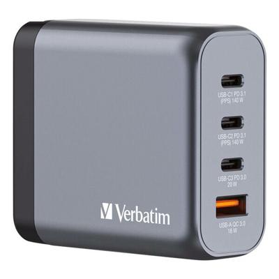 Verbatim USB-Ladegerät 4-in-1 mit GaN-Technologie 140 W Image