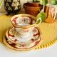 Vintage Royal Albert Lady Hamilton Tea Cup Saucer Side Plate Trio Set, Bone China Crockery, English Teacup Elegant Collectable British Tea