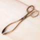 Solid Brass Fire place Tongs || Vintage tongs / coal tongs / fireside tongs