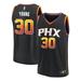 Thaddeus Young Men's Fanatics Branded Black Phoenix Suns Fast Break Custom Replica Jersey - Statement Edition