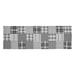 VHC Brands Sawyer Mill Black Runner Quilted 12x36 Cotton in White | 36 W x 12 D in | Wayfair 84382